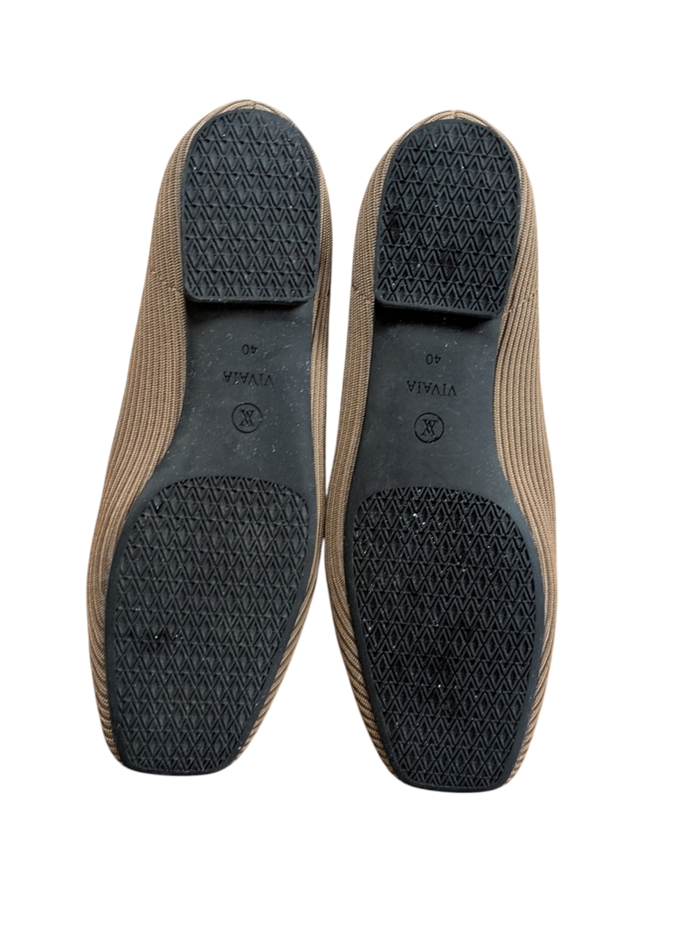 VIVAIA Margot Square Toe V-Cut Espresso Flats Size 40 - Picture 4 of 10
